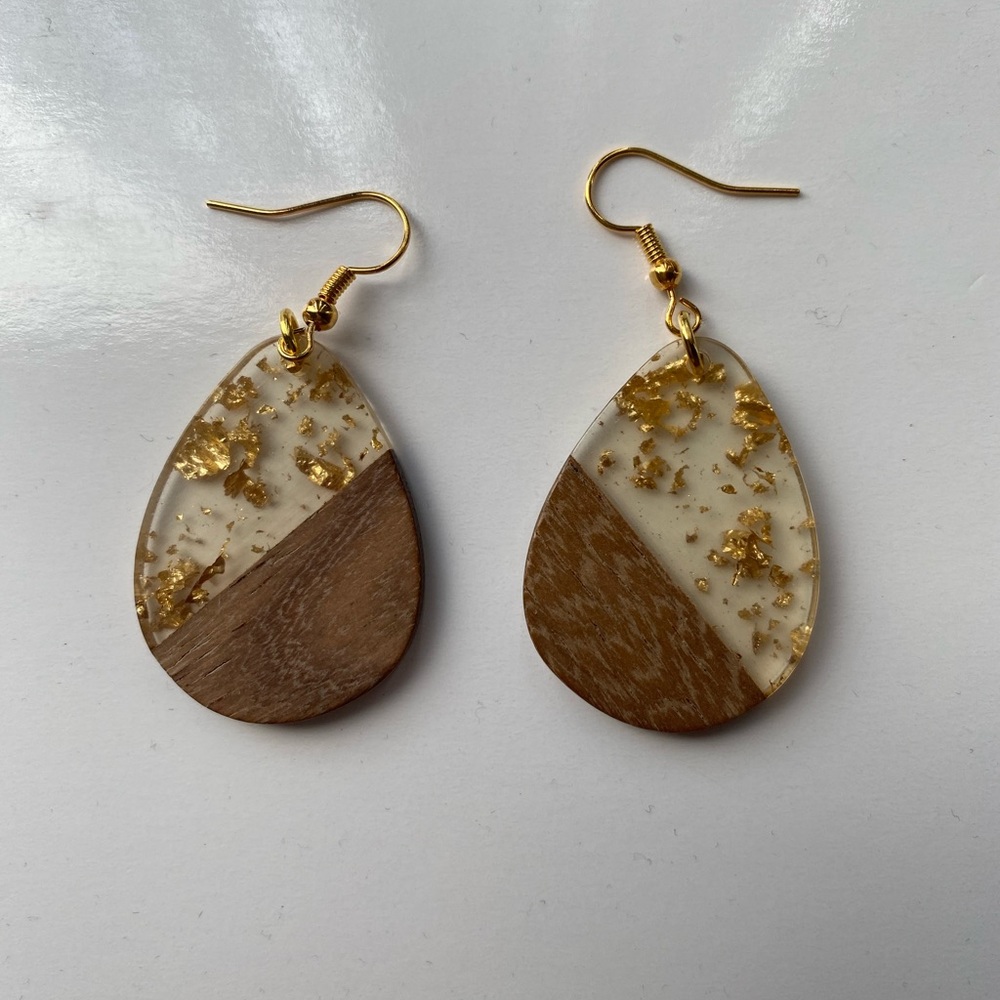 SOLD on another site‼️ Resin Earrings